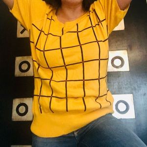 Vintage grid sweater